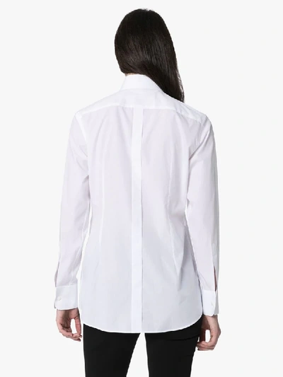 Shop Dolce & Gabbana Crystal-embellished Shirt In White