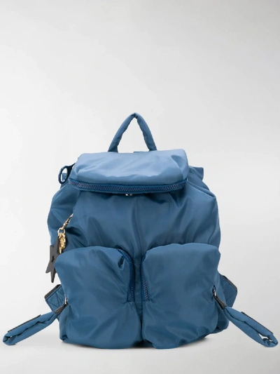 Shop See By Chloé Nylon Backpack In Blue