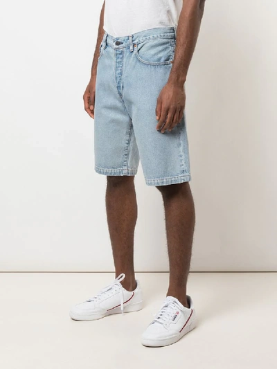 Shop Wardrobe.nyc X Levi's Release 04 Denim Shorts In Blue