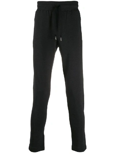 Shop Dolce & Gabbana Slim Fit Track Pants In Black