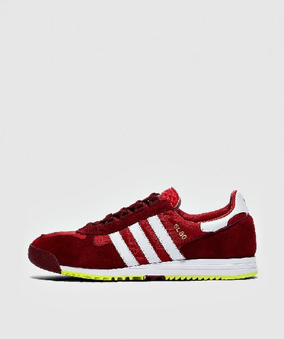 Shop Adidas Originals Sl80 Sneaker In Red/white