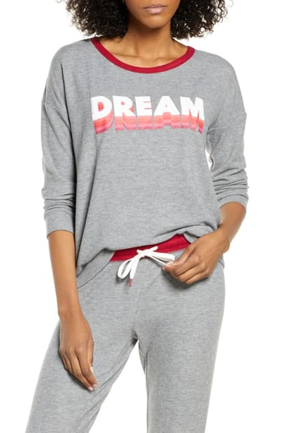 Shop Pj Salvage Pajama Top In Heather Grey