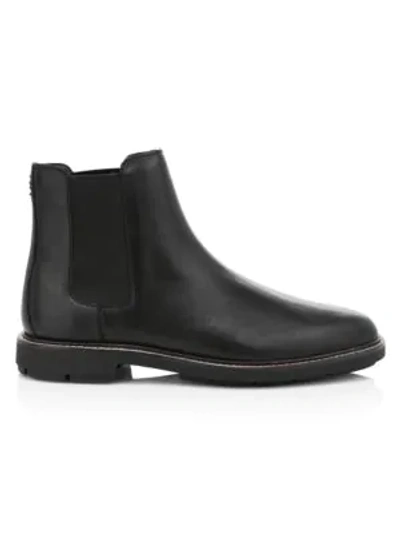 Shop Coach Leather Chelsea Boots In Black