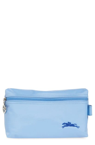 Shop Longchamp Le Pliage Club Cosmetic Case In Blue