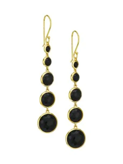 Shop Ippolita Lollipop® Lollitini 18k Yellow Gold & Onyx Drop Earrings