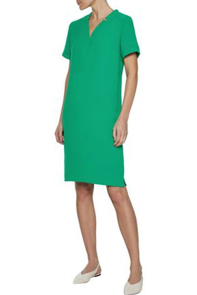Iris & Ink Muhly Crepe Dress In Green
