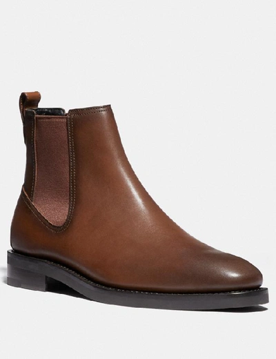 Shop Coach Chelsea Boot In Burnished Saddle