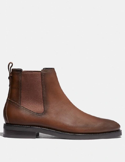 Shop Coach Chelsea Boot In Burnished Saddle