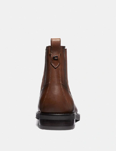 Shop Coach Chelsea Boot In Burnished Saddle