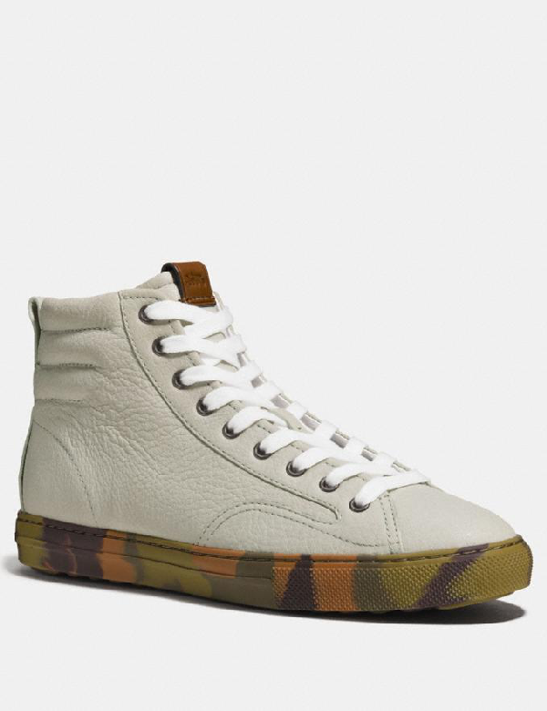coach mens white sneakers