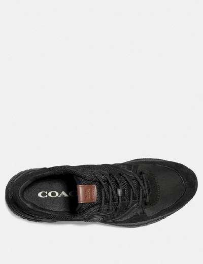 Shop Coach C143 Runner With Patch In Black