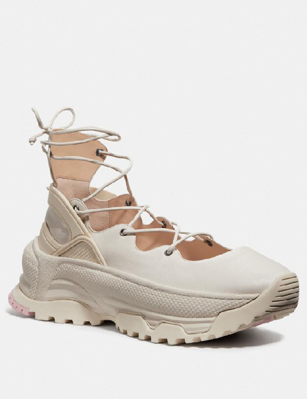 Coach Lace Up Ballerina Sneaker - Women 