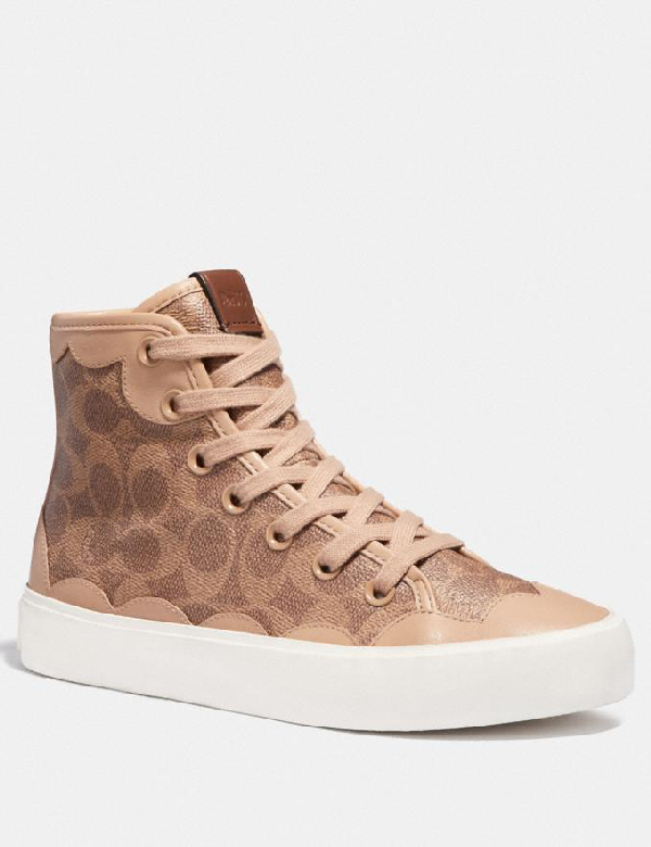 tan high tops