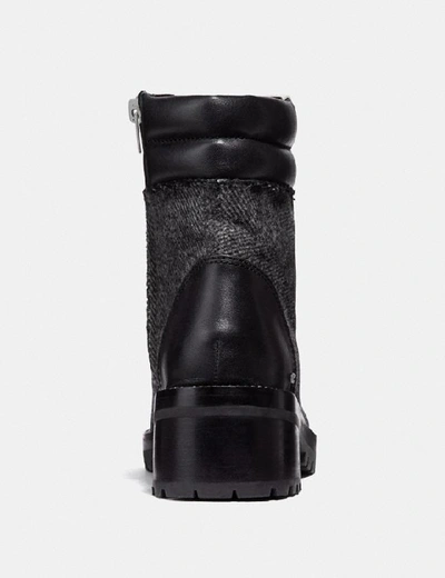 Shop Coach Lorren Bootie In Color<lsn_delimiter>black Chalk