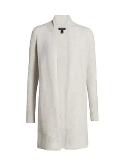 Shop Saks Fifth Avenue Collection Cashmere Duster In Dove Heather