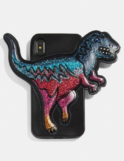 Shop Coach Iphone X/xs Case With Rexy In Multi/black