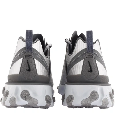 Shop Nike React Element 55 Trainers Silver