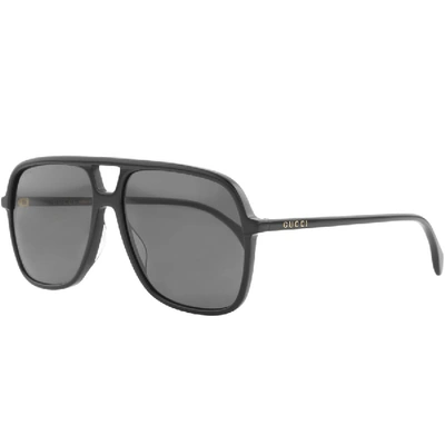 Shop Gucci Gg0545s Acetate Sunglasses Black