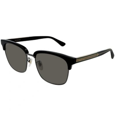 Shop Gucci Gg0382s Sunglasses Black