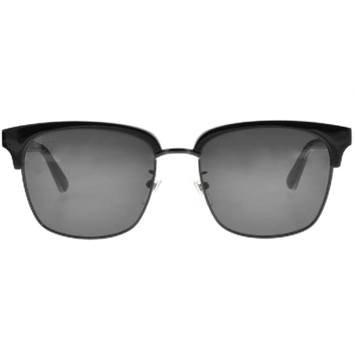 Shop Gucci Gg0382s Sunglasses Black