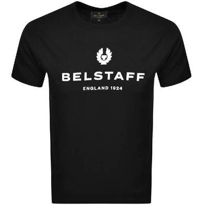 Shop Belstaff 1924 Logo T Shirt Black