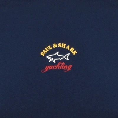 Shop Paul & Shark Paul And Shark Logo T Shirt Navy
