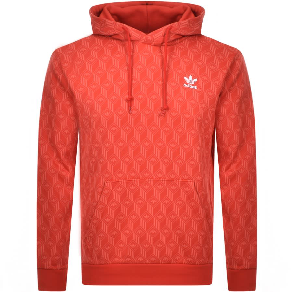 red adidas hoodie originals