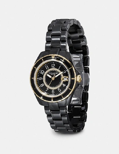 Shop Coach Preston Sport Watch, 32mm In Black