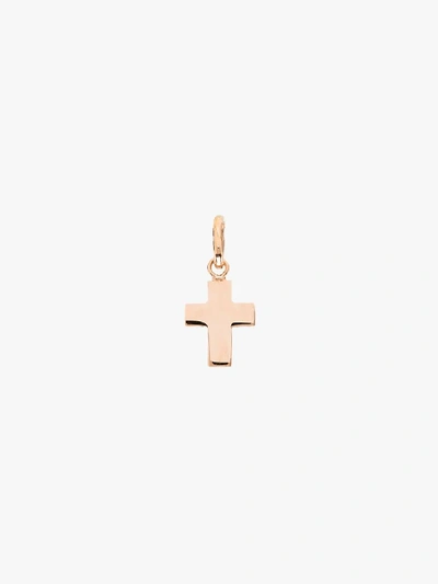 Shop Gigi Clozeau 18k Rose Gold Cross Pendant