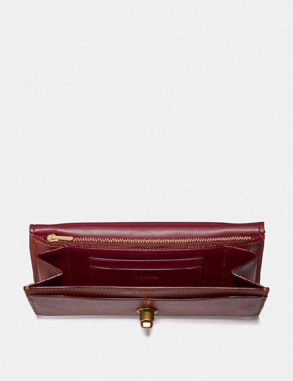 coach signature envelope wallet