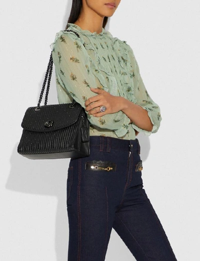 Parker with quilting and rivets black new arrivals