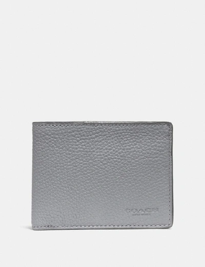 Slim Billfold Wallet In Heather Grey