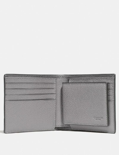 Shop Coach 3-in-1 Wallet In Heather Grey