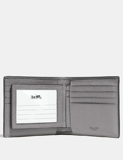 Shop Coach 3-in-1 Wallet In Heather Grey