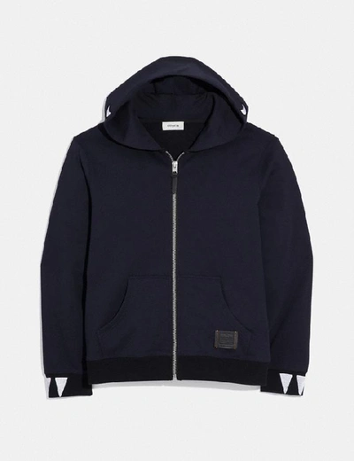 Shop Coach Rexy Hoodie In Navy