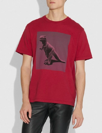 Shop Coach Rexy By Sui Jianguo T-shirt - Men's In Red