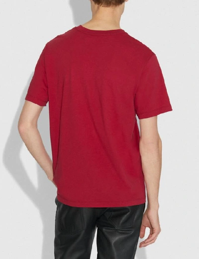 Shop Coach Rexy By Sui Jianguo T-shirt - Men's In Red