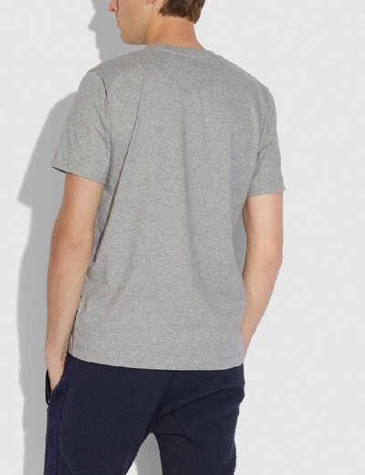Shop Coach Nylon T-shirt In Grey