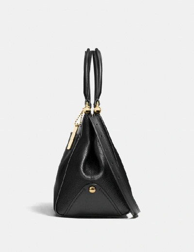 Shop Coach Grace Bag In Black/light Gold