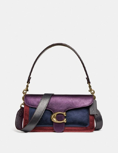 Shop Coach Tabby Shoulder Bag 26 In Colorblock - Women's In Brass/multi