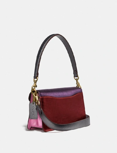 Shop Coach Tabby Shoulder Bag 26 In Colorblock - Women's In Brass/multi