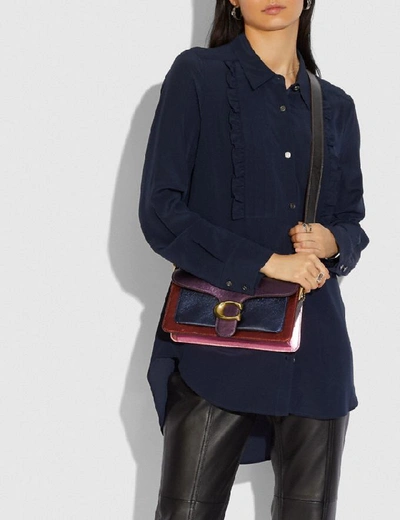 Shop Coach Tabby Shoulder Bag 26 In Colorblock - Women's In Brass/multi