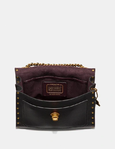 Shop Coach Parker 18 With Rivets - Women's In Black/brass