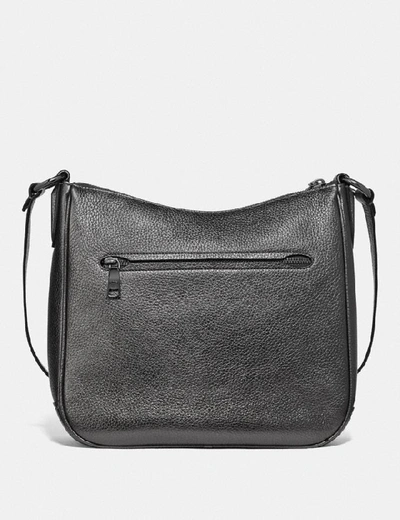 Shop Coach Chaise Crossbody - Women's In Gunmetal/metallic Graphite