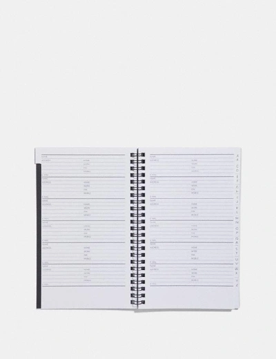 Shop Coach 6x8 Spiral Address Book Refill In White