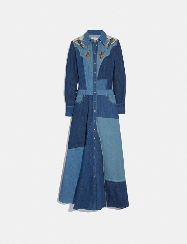 coach denim dress