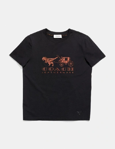 Shop Coach Rexy And Carriage T Shirt In Color<lsn_delimiter>black