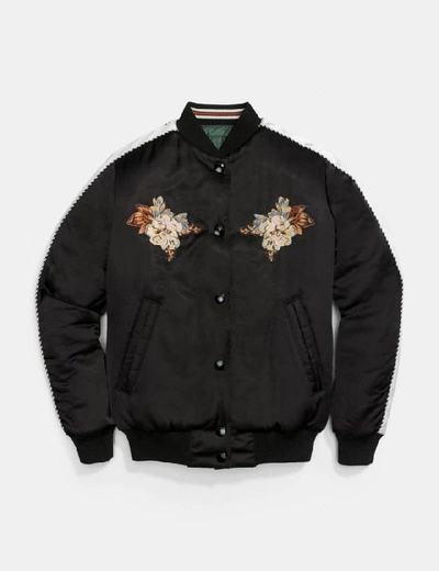 Coach Magnolia Souvenir Puffer Jacket - Women's In Black | ModeSens