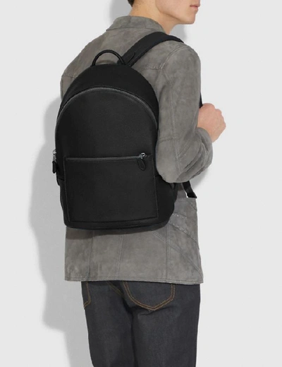 Shop Coach Metropolitan Soft Backpack In Black/black Antique Nickel