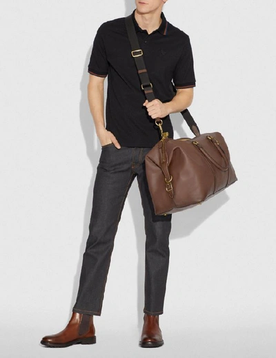 Shop Coach Metropolitan Duffle 52 In Black/black Copper